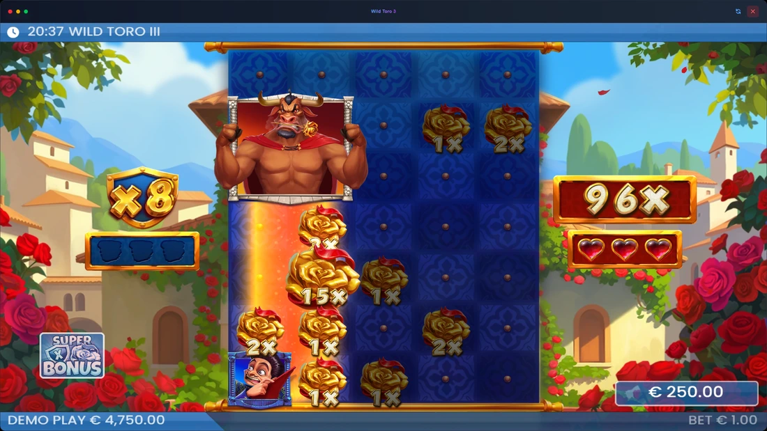 Wild Toro 3 Super Bonus
